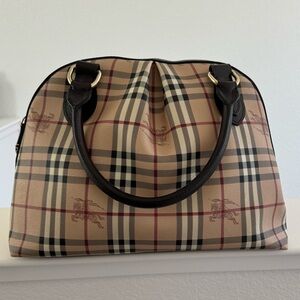 Burberry Bowling Bag Vintage Check